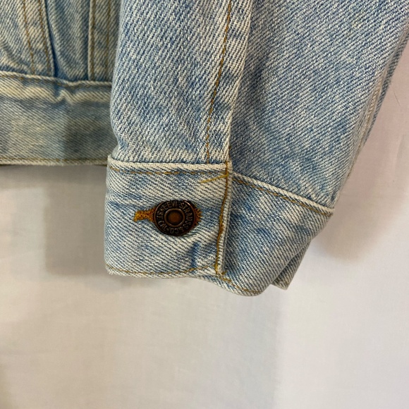 Vintage Levis USA Trucker 70507 0234 80-90's Light Wash Denim Jacket Men's Small - Picture 5 of 12